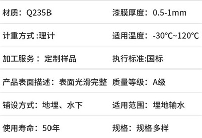 通辽热浸涂塑钢管产品性能特点